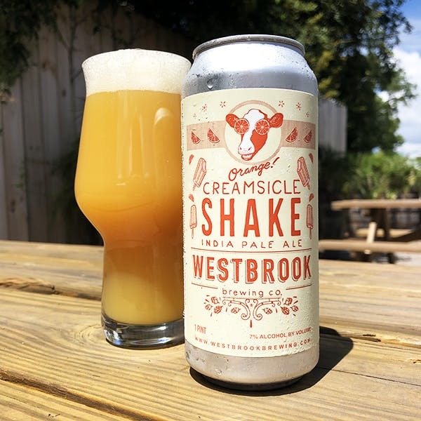 Westbrook Orange Creamsicle Shake beer Label Full Size