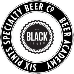 Beer Academy Black Lager beer Label Full Size