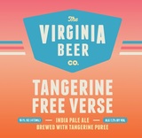 Virginia Beer Co. Tangerine Free Verse beer