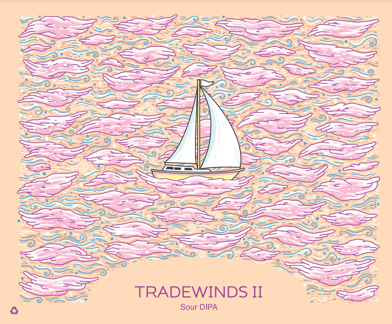 Hudson Valley Tradewinds II beer Label Full Size