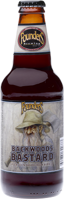 Founders Backwoods Bastard 1997 beer Label Full Size