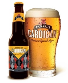 Coors Rickard's Cardigan beer Label Full Size