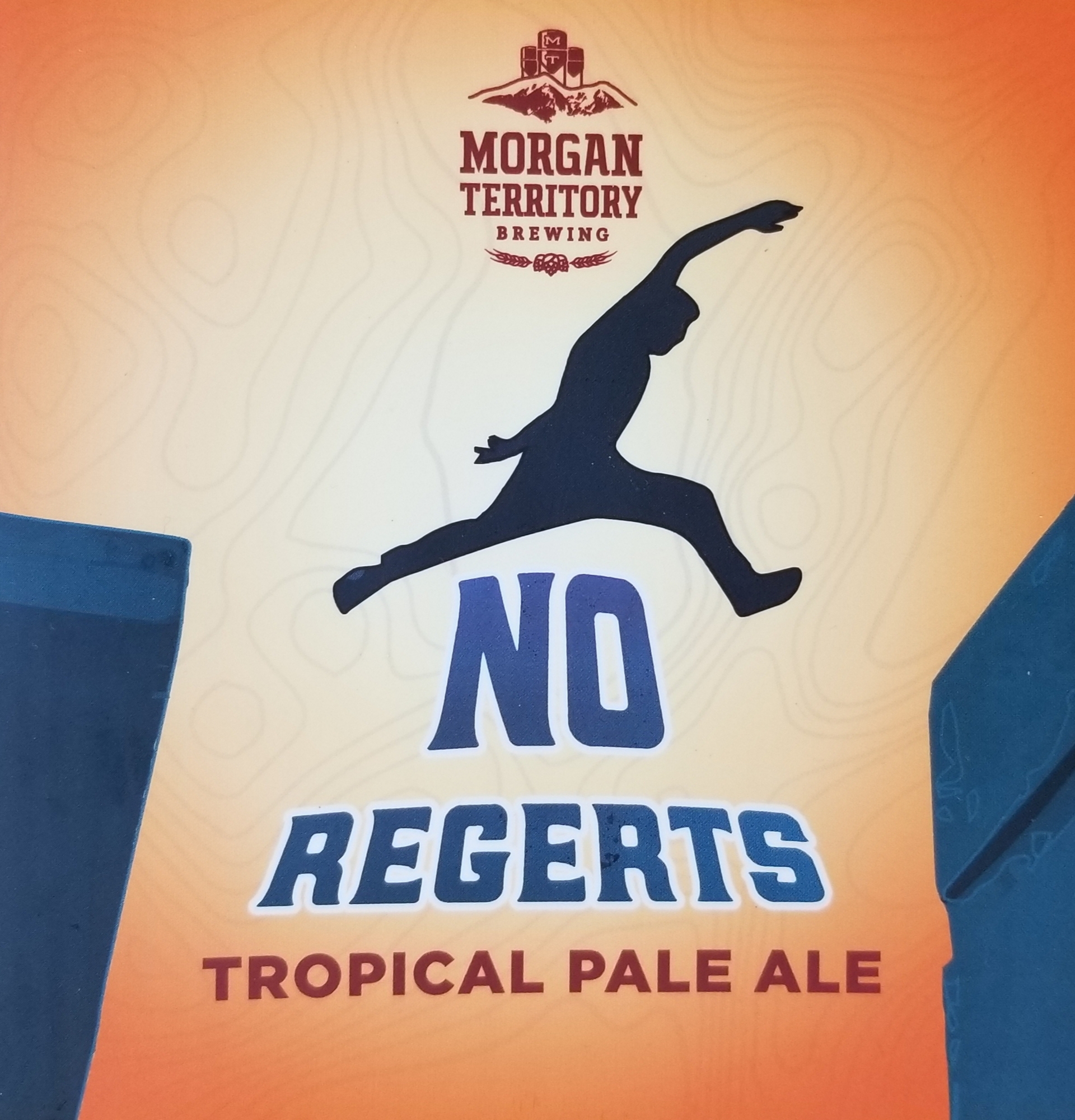 Photo of Territory No Regerts Tropical Pale Ale beer Label