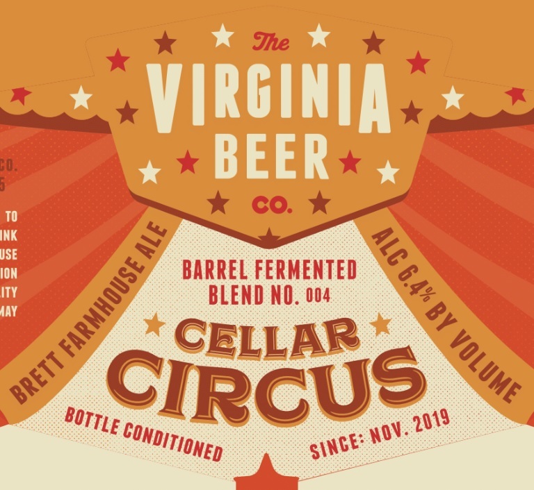 Virginia Beer Co. Cellar Circus Blend No. 004 beer Label Full Size