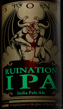 Stone Ruination w/ Orange Zest & Vanilla Bean beer