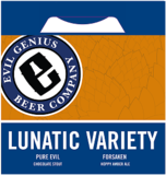 Evil Genius Lunatic Variety beer