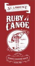 St. Lawrence Ruby Canoe beer Label Full Size