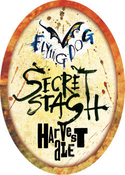 Flying Dog Wild Dog Secret Stash Harvest Ale beer Label Full Size