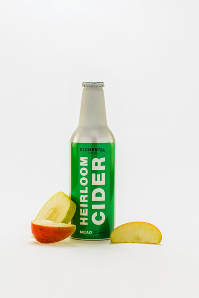 Elemental Mead Heirloom Cider beer Label Full Size