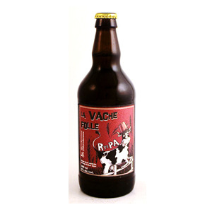 Charlevoix Vache Folle RyePa beer Label Full Size