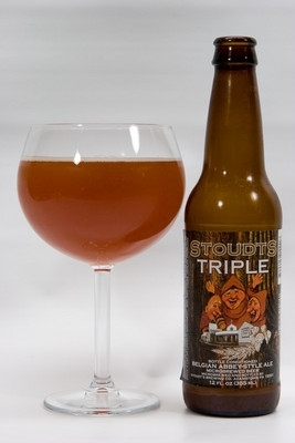 Stoudts Triple 2001 beer Label Full Size