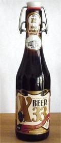 X-Beer 33 beer Label Full Size