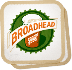Broadhead Long Shot White beer Label Full Size