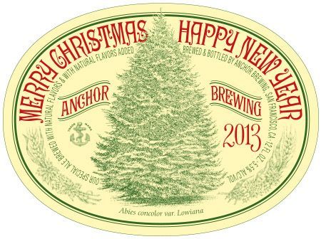 Anchor Our Special Ale 2013 beer Label Full Size