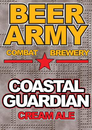 Beer Army Coastal Guardian beer Label Full Size