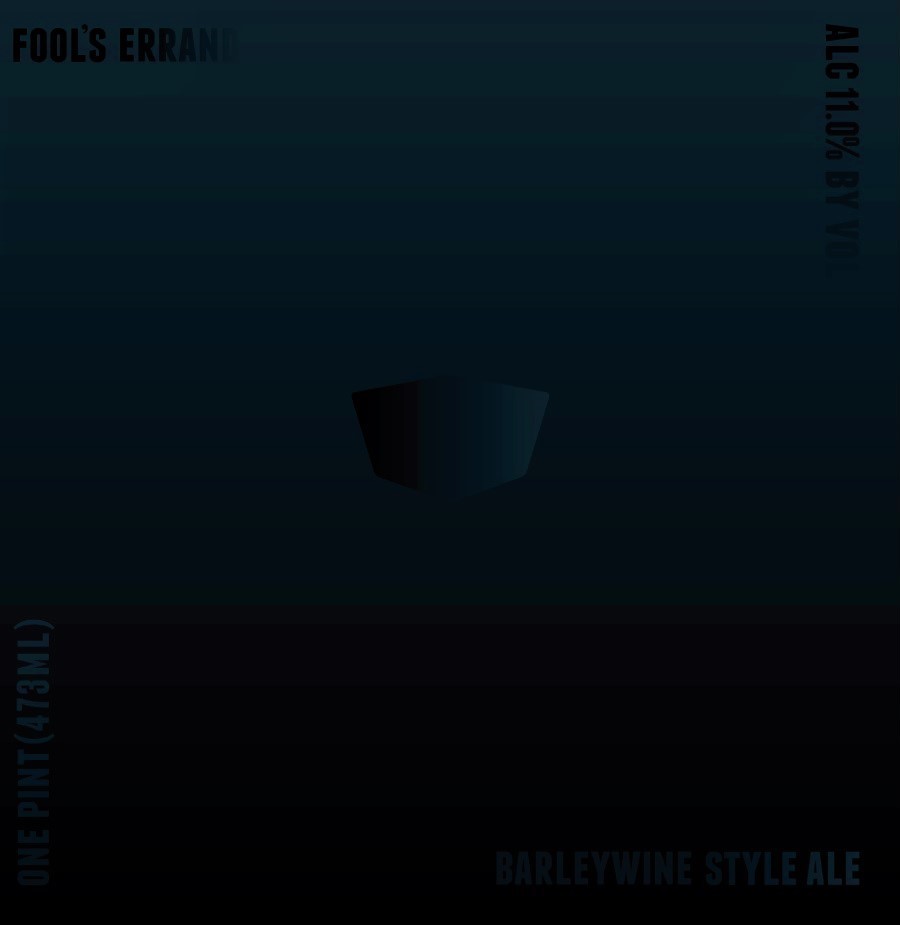 Virginia Beer Co. Fool's Errand beer Label Full Size