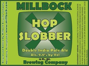 Millbock Hop Slobber beer Label Full Size