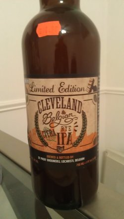 De Proefbrouwerij Cleveland Belgian Citra Rye IPA beer Label Full Size