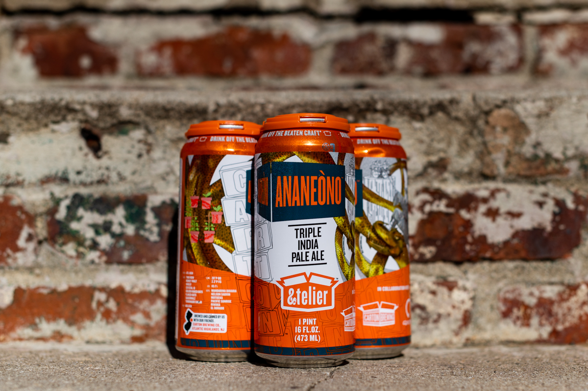 Carton Ananeono beer Label Full Size