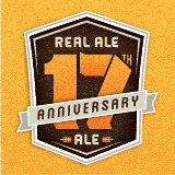 Real Ale 17th Anniversary Ale beer Label Full Size