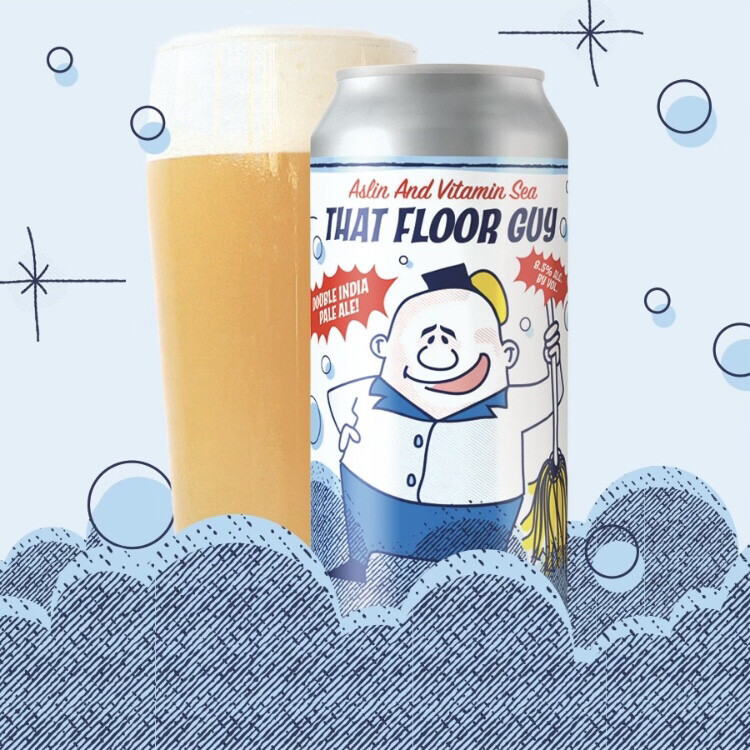 Aslin That Floor Guy beer Label Full Size