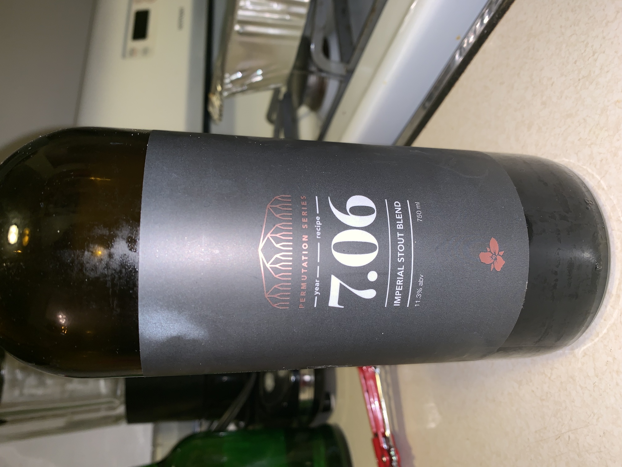 Trillium Permutation 7.06 beer Label Full Size