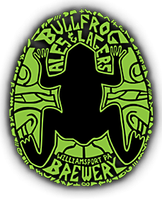 Bullfrog Oktoberfest beer Label Full Size