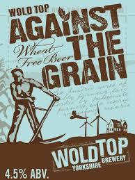 Wold Top Against The Grain beer Label Full Size
