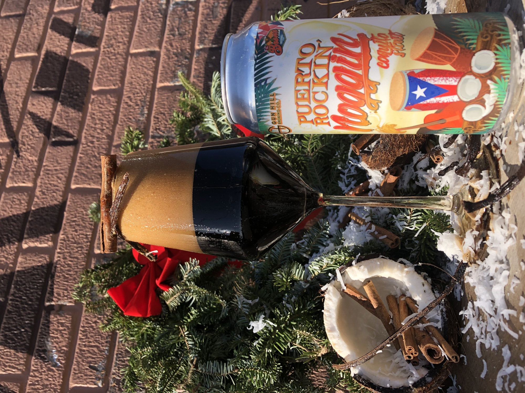 Photo of Gun Hill Puerto Rockin' Noggin beer Label