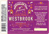 Westbrook 10th Anniversary Peanut Butter Hazelnut & Marshmallow Stout beer