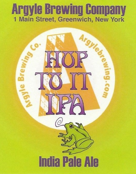 Argyle Hop To It beer Label Full Size