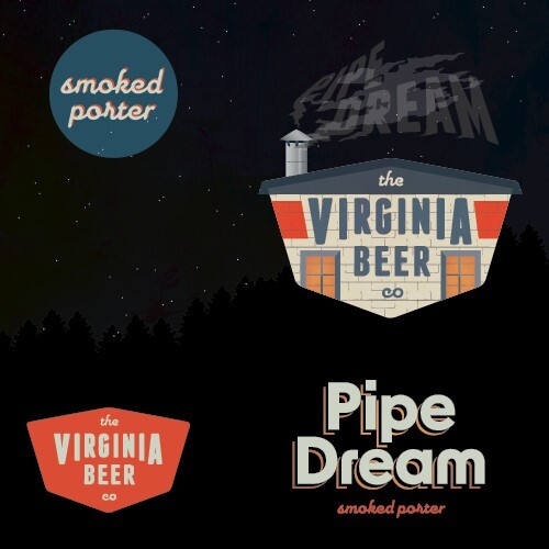 Virginia Beer Co. Pipe Dream beer Label Full Size