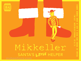 Mikkeller Santa's Little Helper Grand Marnier Barrel Aged beer Label Full Size