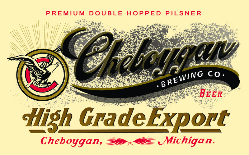 Cheboygan High Grade Export beer Label Full Size