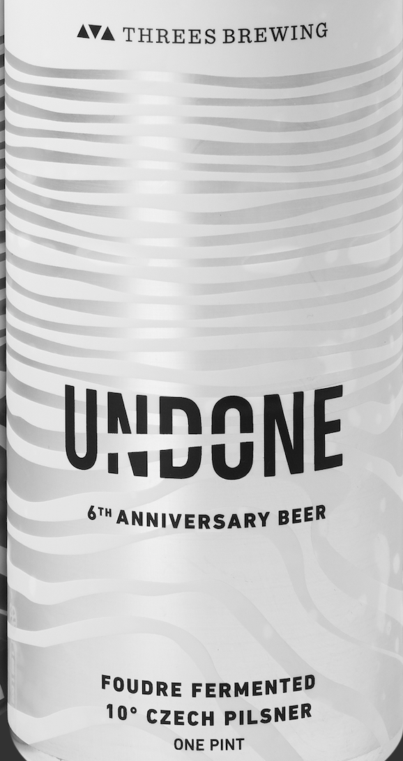 Threes Undone beer Label Full Size