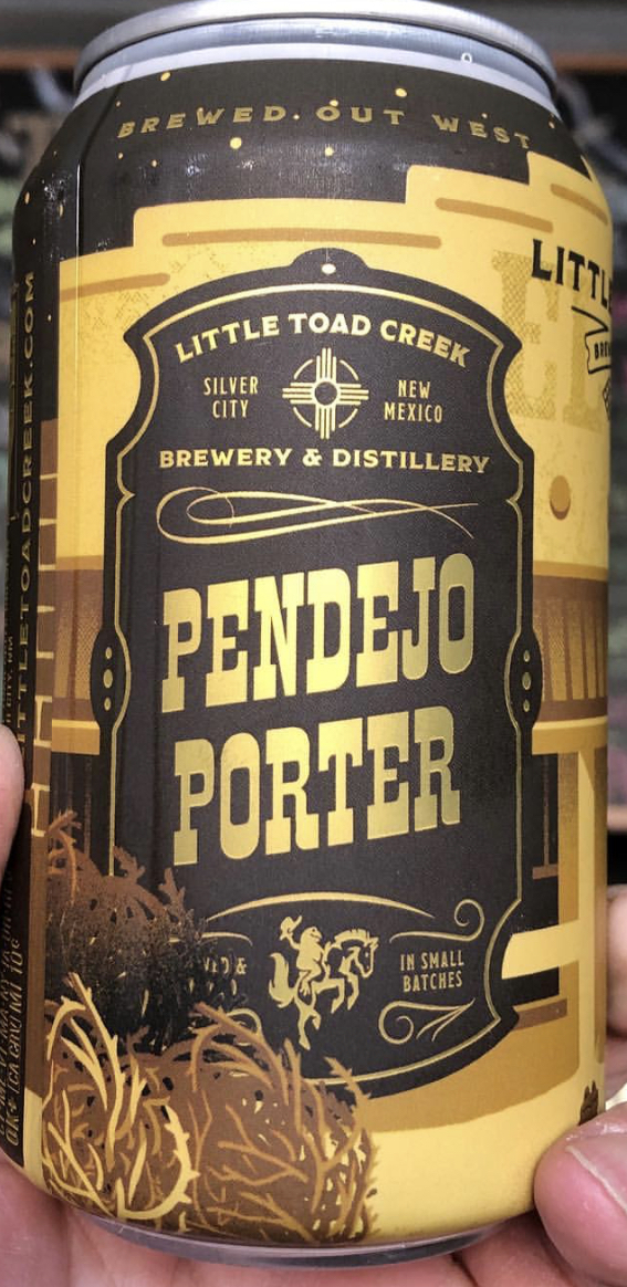 Little Toad Creek Pendejo Porter beer Label Full Size