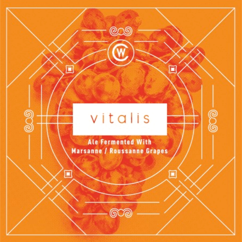Counter Weight Vitalis beer Label Full Size