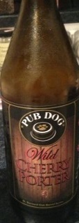 Pub Dog Wild Cherry Porter beer Label Full Size