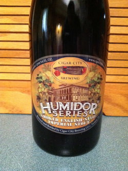 Cigar City Humidor Series Smoked Imperial Stout beer Label Full Size