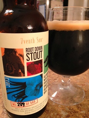 7venth Sun Root Down beer Label Full Size