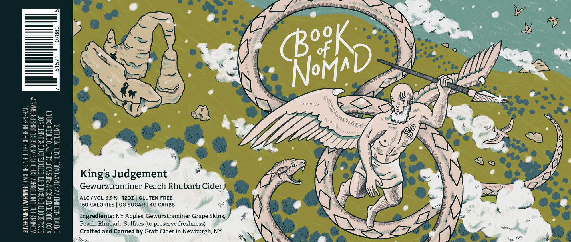 Graft Book of Nomad: King's Judgement beer Label Full Size