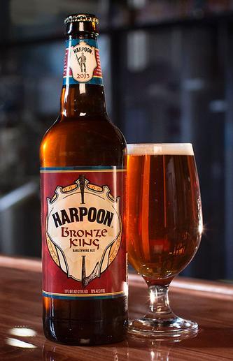 Harpoon Bronze King beer Label Full Size