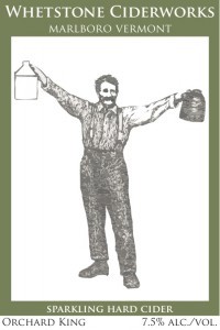 Whetstone Orchard King 2012 beer Label Full Size
