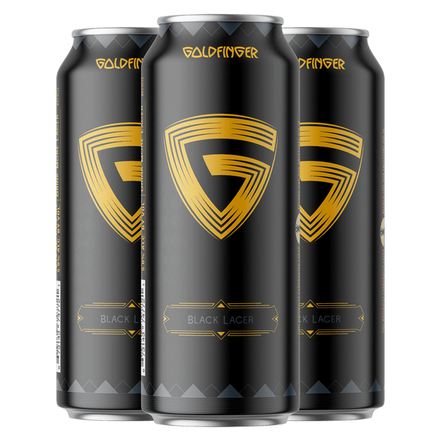 Goldfinger Black Lager beer Label Full Size