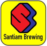 Santiam Pirate Stout beer Label Full Size