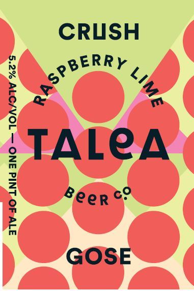 TALEA Raspberry Lime Crush beer Label Full Size