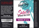 Good Day Smile Hard Seltzer - "BASIC B"erry beer