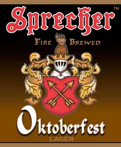 Sprecher Oktoberfest beer Label Full Size