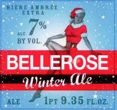 Brasserie des Sources Bellerose de Noel beer Label Full Size