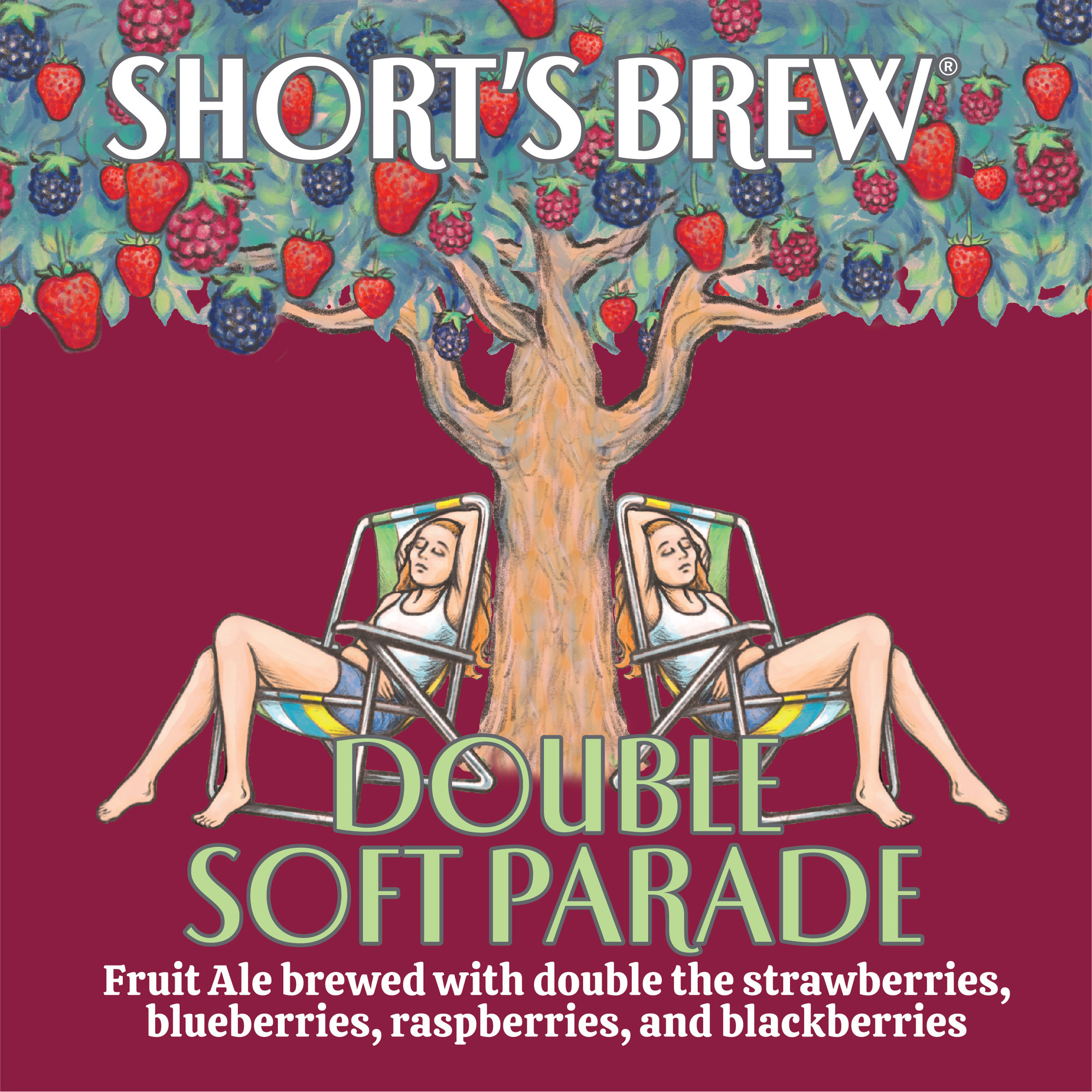 Short's Double Soft Parade beer Label Full Size